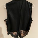 White Stag Vintage  Vest Women Size Large Tapestry Snowman Christmas Holiday Photo 2