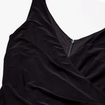 Nine West Black Sleeveless Jumpsuit with Asymmetrical Bodice. Size 4. Photo 3