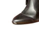 Dana Buchman Elegant Black Leather Ankle Boots Photo 5