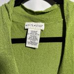 White Stag VTG 90s Green One Button Cardigan Sweater Babydoll Fairy Grunge Boho Womens L Photo 3
