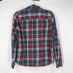 The North Face Womens Plaid Flannel Shirt Long Sleeve Button Up Cotton Size M Photo 1
