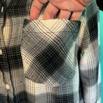 Forever 21 brand Black and White Flannel Shirt Photo 3