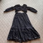 Non branded Two piece skirt n top bohemian Latin festival rodeo beach Black Photo 6