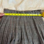 SheIn Gray Plaid Neutral Midi Knee Length High Waisted Skirt Size Medium Photo 6