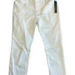 Tahari  White Straight‎ Leg Jeans Classic Denim Pants New with Tags F36 Photo 0