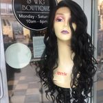 Wig Lacefront 40 inch Long Curly Black Wig 2019 Photo 4