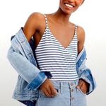 J.Crew NET  Nautical Stripe Body Suit Size Medium Photo 0
