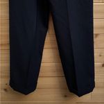 Talbots Vintage  Size Small Navy Blue High Rise Pleated Worsted Wool Dress Pants Photo 6
