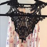 ZARA  Floral Crochet Midi Maxi Dress Photo 3