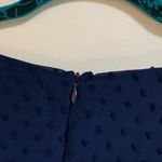 Lulus lulu’s wistful moments lace swiss dot dress navy NWT Photo 4