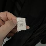 Carol Rose  black waterfall open front Cardigan Sweater size large Photo 4