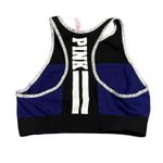 PINK - Victoria's Secret NEW- Victoria’s Secret PINK Colorblock Sports Bra Blue Black White Size Small Photo 2