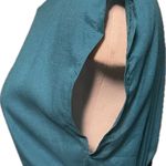 Bebop Colorblock Fit and Flare Dress Teal and Blue Photo 3