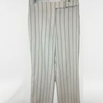 New York & Company White Pinstripe Wide Leg Dress Pants Women’s Size 16 Business Photo 0