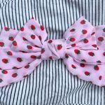 Dolls Kill Pink strawberry hair bow, barrette clip, coquette cottagecore Y2K indie boho Photo 0