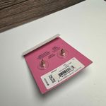 Kate Spade “opal” Glitter Square Gold Tone Pierced Stud Earrings NWT $32 Photo 7