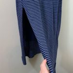 Michael Stars  Striped Midi Tank Sleeveless Navy/White Dress Photo 4