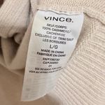 Vince  Cashmere Cardigan Sweater Knit Beige Open Front Sz Large Luxury Minimalist Photo 11