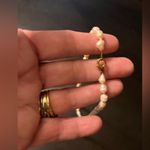 Elegant Cream Seed Pearl Necklace 20 in.gold tone clasp summer feminine classic Photo 3