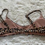 Aerie Scoop Leopard Print Bikini Top NWOT Photo 1