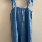 J.Crew NWT Tie Shoulder Hydrangea Mini Dress XS Blue Photo 10