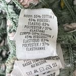 Aerie Jungle Thrills Cropped Smocked Tank Top Floral Ruffle Women Size M Photo 3