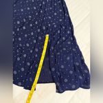 True Craft  Navy & White Midi Dress With Slit Photo 6