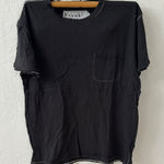 Frank & Eileen  Soft Gray Black White Stitched Brady T Shirt XS Photo 0
