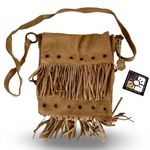 No Boundaries  Fringe Suede Crossbody Bag Photo 2