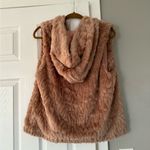 EXPRESS  fur cozy winter vest size M/L Photo 3