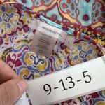 Bleu Rod Beattie Caftan Top Womens‎ Large Multicolor Sheer Boho Swim Cover Up Blue Photo 3