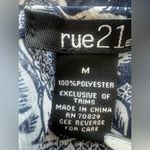 Rue 21 Navy Floral High Low duster Photo 2