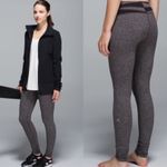 Lululemon  Wunder Under Pant Giant Herringbone Black Heathered Black/Wi14 Quilt Photo 9