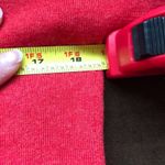 Cynthia Rowley Sweater 100% Merino Wool Side Slit Red Size M Photo 6