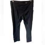 Lululemon  Athletica Black crop leggings size 8. pkts. Paint spots as shown. Photo 1