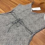 Sienna Sky Button Down Sleeveless Speckled Midi Maxi Front Slit Dress Medium New Photo 2