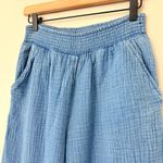 Aerie  Gauzy High Waisted Pool Party Pant Slit Side Wide Leg Size M Photo 6