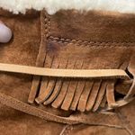 UGG  Gaviota Suede Fringe Tie Boots Size 8 Photo 9