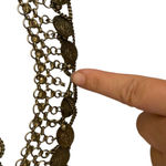 Silver Coin Chain Belly Dancer Belt Boho Western Hippie Renaissance whimsigoth Gold Photo 5