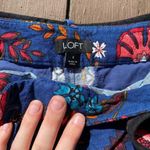 Loft Ann Taylor Women Blue Shorts 6 Photo 2