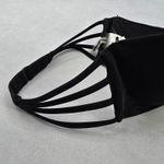 Shade & Shore  Black Padded Strapless Swim Sports Bra Beach Bikini Top 34C Photo 4