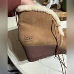UGG  Women's Jeovana Wedge Lace-Up Booties Photo 3