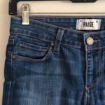 Paige Jeans 26 Verdugo Ultra Skinny Ripped Knee Waverly Destructed Wash Blue Photo 3