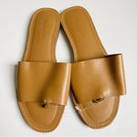Madewell leather flats in saddle Photo 4
