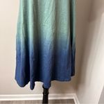 Seafoam Green & Blue Dress Ombré T Shirt Dress in Size Small Photo 2