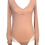 Free People cozy up with me body suit in size Med NWOT Photo 4