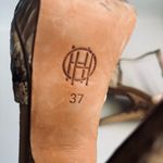 House of Harlow 1969 Laina Platform Pump Heels Natural Snakeskin Shoe Sz 7/eur37 Tan Photo 10