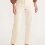Marine layer  Cream Flare Wide Leg Jeans Photo 0