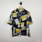 Free People  Women’s Love Letters Button Down Oversized Shirt Multicolor M Photo 8