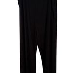 IC Connie K Collection Black Straight Leg Pant Pull On Slinky Lagenlook Women 3x Photo 4